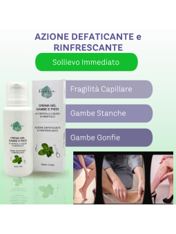 Crema Gel Gambe e Piedi ai...